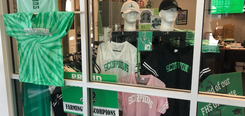 Come get your Scorp gear in the Athletics office in Scorpion Arena