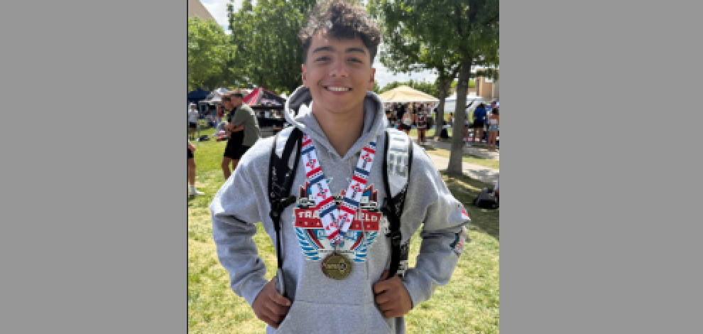 FHS - Alex Serrano - 300m Hurdles State Champion & Long jump 6th place